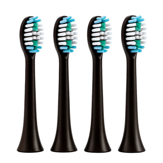 Cleantech Vattenflosser – Extra Tandborsthuvuden Svart - 4st